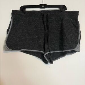 Athletic Women's Shorts in Black and Gray